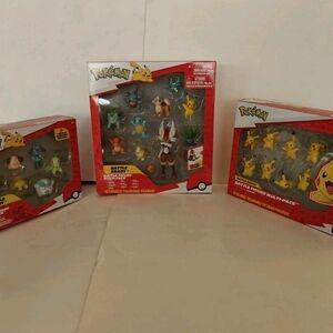 Pokémon Battle Ready Figure Lot of 2 Multi-Packs Jazwares 24 Figures New Sealed
